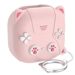 Silikonskydd till Samsung Galaxy Buds 2 / Live / Pro / 2 Pro / FE Cute Cats - Rosa