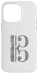 Coque pour iPhone 14 Pro Max Clef d'Ut (Gris Ancien) Viola, Violoncello, Cello, Trombone