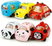 Coolplay Little Cars Set Pink Toy Car Girls Gift Animal Vehicles Die-cast Cars