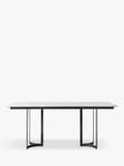Gallery Direct Wren Marble 6 Seater Fixed Dining Table