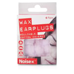 NOISE-X WAX EAR PLUGS 6 PAIRS