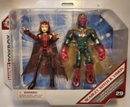 New Disney Marvel Toybox 2 Figure Pack Scarlet Witch & Vision 5" Set