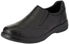 Hush Puppies Matthew Mens Classic Slip On Shoes, Black, 9 UK