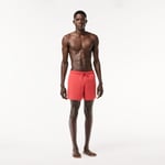 Lacoste Short de bain court séchage rapide Taille S Rose/vert