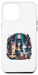 Coque pour iPhone 12 Pro Max Whiskered Wizardry : Cats Magic & Meows