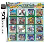 482 i 1 Album Videospel Kassett Konsolkort för Nintendo Ds 3ds 2ds Nds Ndsl Ndsi