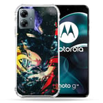 Cokitec Coque Renforcée pour Motorola G14 4G Manga Boruto Eclair