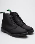 Solovair, 6 Eye Astronaut Derby Boot-Black Greasy