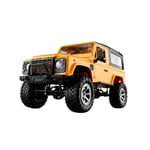 PPITVEQ 1/15 Scale Model Car Remote Control Four-wheel Drive Off-road Vehicle RC Climbing Car Children's Toy Car, E-sports Racing Stunt Car Gift Gadget Indoor and Outdoor Games (Color : Yellow)