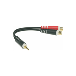 Klotz AYS-4 Y-Kabel Minijack Stereo han til 2x Phono RCA 0,2m