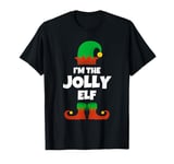 I'm The Jolly Elf Family Pajama Christmas Funny T-Shirt