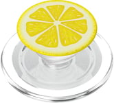 Fruit de citron – Amusant et sain pour les amateurs de fruits tropicaux PopSockets PopGrip pour MagSafe