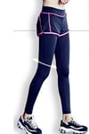 Womens Sport Yoga Running Pants Fitness Gym Clothes Jogging Trousers -L Hot Pink