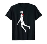 Basketball Player Dunk Christmas Pajama Cool Sport X-Mas T-Shirt