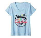 Womens Family Cruise South Pacific 2025 Matching Vacation 2025 V-Neck T-Shirt