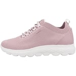 Geox Femme D Spherica A Sneakers, Pink, 38 EU