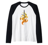 Viking Raid To Valhalla - Viking World Tour Raglan Baseball Tee