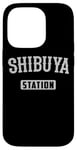 Coque pour iPhone 14 Pro Shibuya Gare de Tokyo Souvenir du Japon