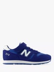 New Balance Kids' 373 Bungee Lace with Top Strap Trainers, Navy