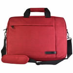 Messenger Laptop Case Bag for up 15" Apple Macbook Pro Xmas New Year Gift (Red)