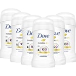 6 x Dove Invisible Dry Anti-Perspirant Deodorant Stick 40ml ( PACK OF 6 )