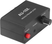 Mini Préamplificateur Stéréo, Amplificateur de Casque 20 DB avec Conception de Prise Enfichable, Préamplificateur Phono HiFi Tout en Métal pour L'enregistrement, les Fêtes, les événements en Direct