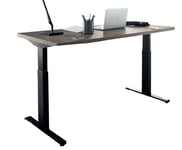 Alf Italia Tivoli Grey Wood Left Desk