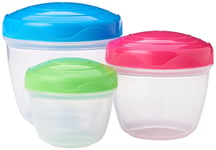 Sistema TO GO Snack n Nest Food Storage Containers  150 ml 305 ml 520 ml  Small