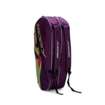 Hundred Strike Badminton and Tennis Racquet Kit Bag | Material: Polyester | Multiple Compartment with Side Pouch | Easy-Carry Handle | Padded Back Straps | Front Zipper Pocket (6 in 1)