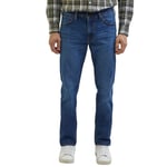 Lee Daren Fly Regular Straight Fit Jeans Blå 48 / 34 Man