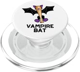 Jeu de mots amusant en forme de chauve-souris vampire PopSockets PopGrip pour MagSafe