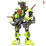 Star Warrior Soldier Bionicle Hero Factory Robot Figur Byggklossar Modell Leksak Barn Present Green