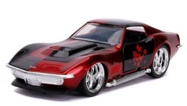 JADA TOYS, CHEVROLET Corvette Stingray ZL-1 1969 HARLEY QUINN, échelle 1/32, ...