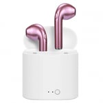 Ledwood Hörlur I7S True Wireless In-Ear Rosa Mic