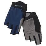 Westin Drip UPF Half Finger Glove Petrol Blue - M