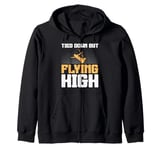 Tied down but Flying high Bungee Jumping Zip Hoodie