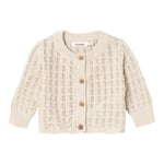 Lil’ Atelier Fauci short knit cardigan – sandshell - 68