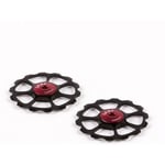 Poulies en céramique Sram XX1/XO1 - Compatibles 10/11s - Noir Cema