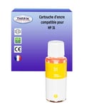 Bouteille encre compatible avec HP 31 pour HP Smart Tank 457 Wireless - Jaune - 70ml - T3AZUR