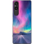 Sony Xperia 10 VI Genomskinligt Skal Norrsken