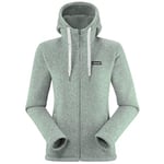 Lafuma - Cali Hoodie W - Sweat Polaire Femme - Tissu Chaud et Respirant - Randonnée, Trekking, Lifestyle - Vert, XS