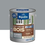 Peinture pour Bois Interieur & Exterieur - Satin - 2,5L - Gris Bouleau Ral 70...