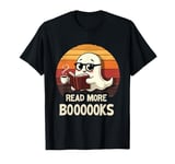 Cute Ghost Book Read More Books Funny Teachers Halloween T-Shirt