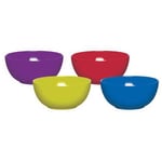 Colourworks Set of Four 15cm Melamine Bowls