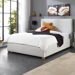 Bouclé Upholstered Garland Ottoman Bed Frame