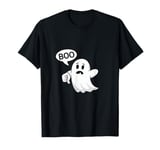 Funny Thumbs Down Ghost Screaming Boo Disapproval T-Shirt