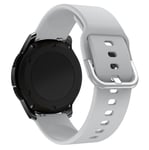 Universal Watch Armband (22mm) Silicone TYS - Grå - TheMobileStore Gear S3 Frontier/Classic