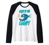 Lamp fish fish beer trap come to the light Raglan Baseball Tee