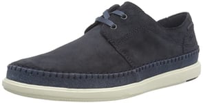 Clarks Men's Bratton Lo Boat Shoe, Navy Suede, 6.5 UK