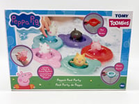 Peppa Pig - Pool Party Bath Toy Includes 5 Peppa Pig Bath Squirters - New 18M+